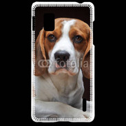 Coque LG Optimus G Portrait de Beagle 5