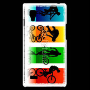 Coque LG Optimus L9 Figures en BMX 