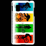 Coque LG Optimus G Figures en BMX 
