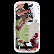 Coque HTC One SV Face à face football américain