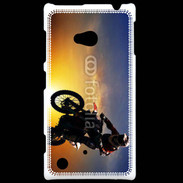 Coque Nokia Lumia 720 Motocross et soleil