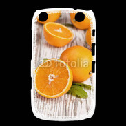 Coque Blackberry Curve 9320 Belles oranges sur fond en bois