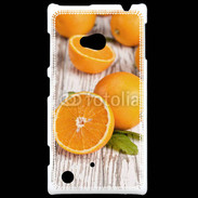 Coque Nokia Lumia 720 Belles oranges sur fond en bois