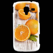 Coque Samsung Galaxy Ace 2 Belles oranges sur fond en bois