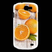 Coque Samsung Galaxy Express Belles oranges sur fond en bois