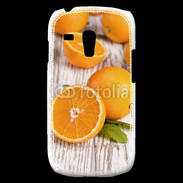 Coque Samsung Galaxy S3 Mini Belles oranges sur fond en bois