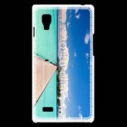 Coque LG Optimus L9 Ponton sur mer des tropiques