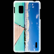 Coque LG Optimus G Ponton sur mer des tropiques