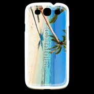 Coque Samsung Galaxy S3 Palmier sur la plage tropicale