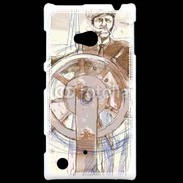 Coque Nokia Lumia 720 Illustration d'un capitaine de bateau