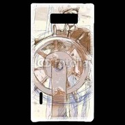 Coque LG Optimus L7 Illustration d'un capitaine de bateau