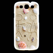 Coque Samsung Galaxy S3 Toi et moi sur la plage