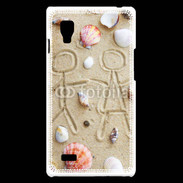 Coque LG Optimus L9 Toi et moi sur la plage