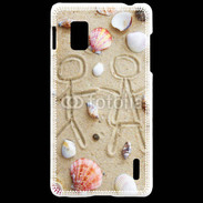 Coque LG Optimus G Toi et moi sur la plage