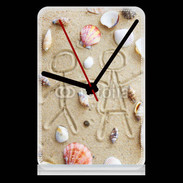 Pendule de bureau Toi et moi sur la plage