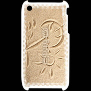 Coque iPhone 3G / 3GS Soleil et sable sur la plage