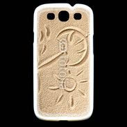 Coque Samsung Galaxy S3 Soleil et sable sur la plage