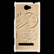 Coque HTC Windows Phone 8S Soleil et sable sur la plage