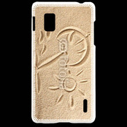 Coque LG Optimus G Soleil et sable sur la plage