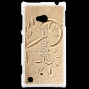 Coque Nokia Lumia 720 Soleil et sable sur la plage