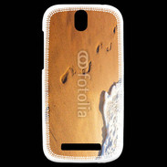 Coque HTC One SV Trace de pas sur la plage