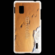 Coque LG Optimus G Trace de pas sur la plage