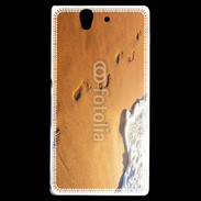 Coque Sony Xperia Z Trace de pas sur la plage