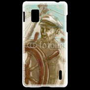 Coque LG Optimus G Illustration capitaine de navire