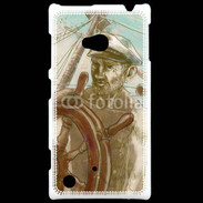 Coque Nokia Lumia 720 Illustration capitaine de navire