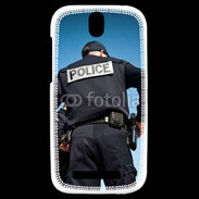 Coque HTC One SV Agent de police 5