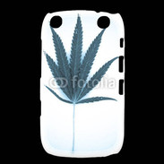 Coque Blackberry Curve 9320 Marijuana en bleu et blanc
