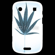 Coque Blackberry Bold 9900 Marijuana en bleu et blanc