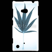 Coque Nokia Lumia 720 Marijuana en bleu et blanc