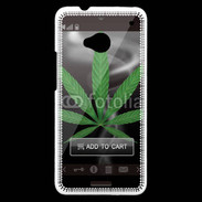 Coque HTC One Téléphone Cannabis