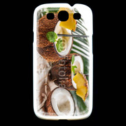 Coque Samsung Galaxy S3 Pinacolada dans une noix de coco