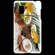 Coque LG Optimus G Pinacolada dans une noix de coco