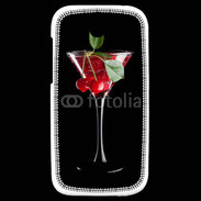 Coque HTC One SV Cocktail Martini cerise