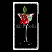Coque LG Optimus L9 Cocktail Martini cerise