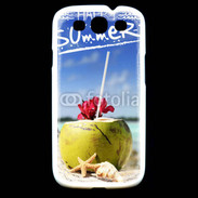 Coque Samsung Galaxy S3 Noix de coco sur la plage 5