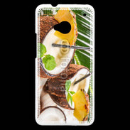 Coque HTC One Pinacolada dans une noix de coco 2