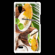 Coque LG Optimus L9 Pinacolada dans une noix de coco 2