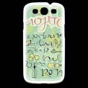 Coque Samsung Galaxy S3 Recette cocktail Mojito