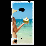 Coque Nokia Lumia 720 Cocktail noix de coco sur la plage 5
