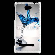 Coque HTC Windows Phone 8S Cocktail bleu lagon 5