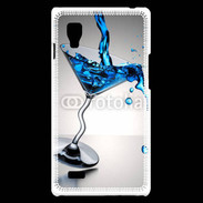 Coque LG Optimus L9 Cocktail bleu lagon 5