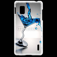 Coque LG Optimus G Cocktail bleu lagon 5