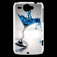 Coque HTC Wildfire G8 Cocktail bleu lagon 5
