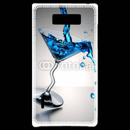 Coque LG Optimus L7 Cocktail bleu lagon 5