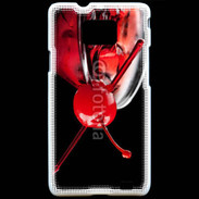 Coque Samsung Galaxy S2 Cocktail cerise 10