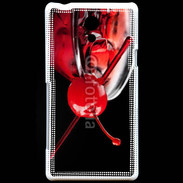 Coque Sony Xperia T Cocktail cerise 10